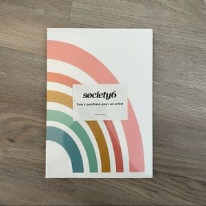 Set of two society 6 notebooks